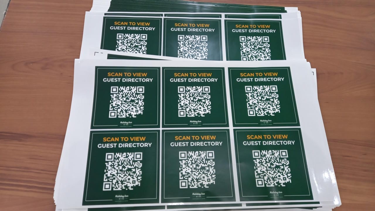 Holiday Inn JBCC PP White Matt Sticker