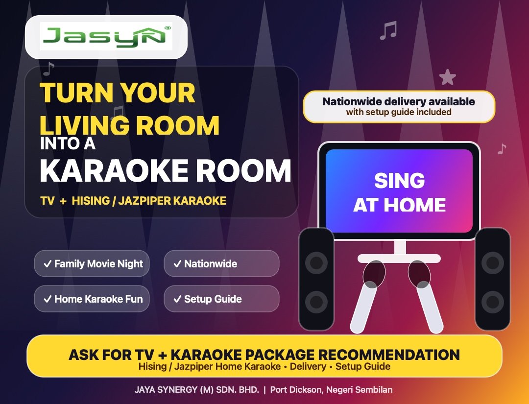 Turn Your Living Room into a Home Karaoke Room in Malaysia