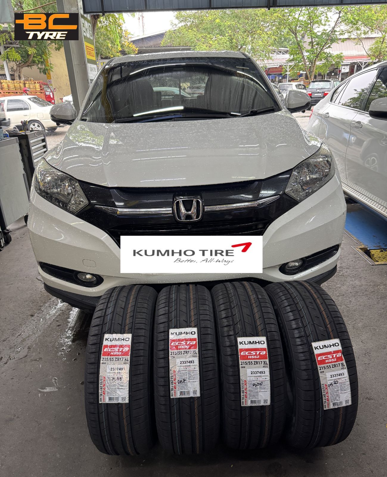 🚗💥 Honda HR-V 215/55ZR17 Kumho Ecsta HS52💥🚗_195916062026