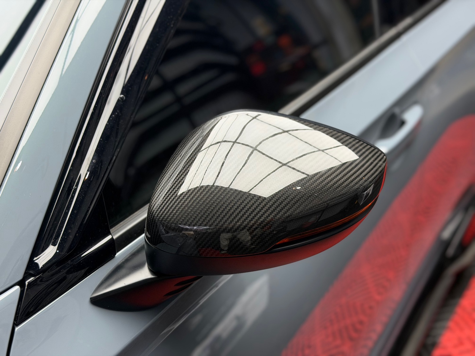 OEM DESIGN DRY CARBON SIDE MIRROR COVER(REPLACEMENT TYPE)