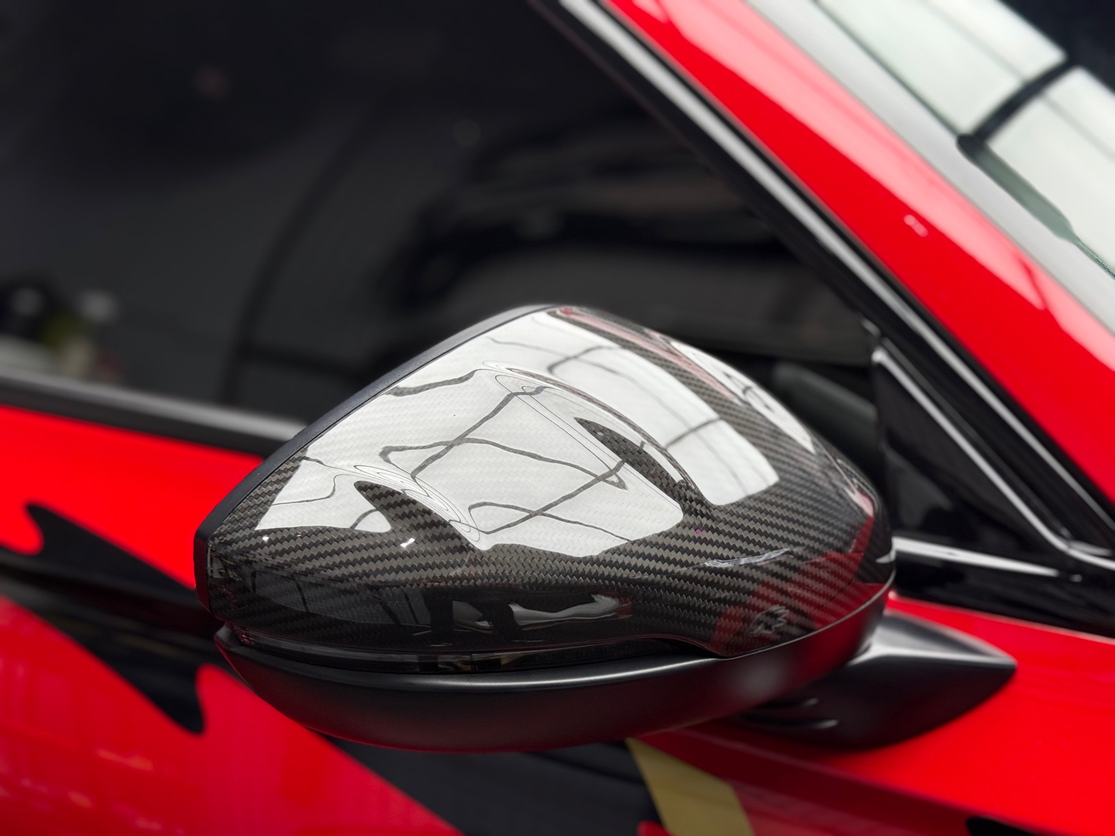 MUG DESIGN DRY CARBON SIDE MIRROR COVER(REPLACEMENT TYPE)
