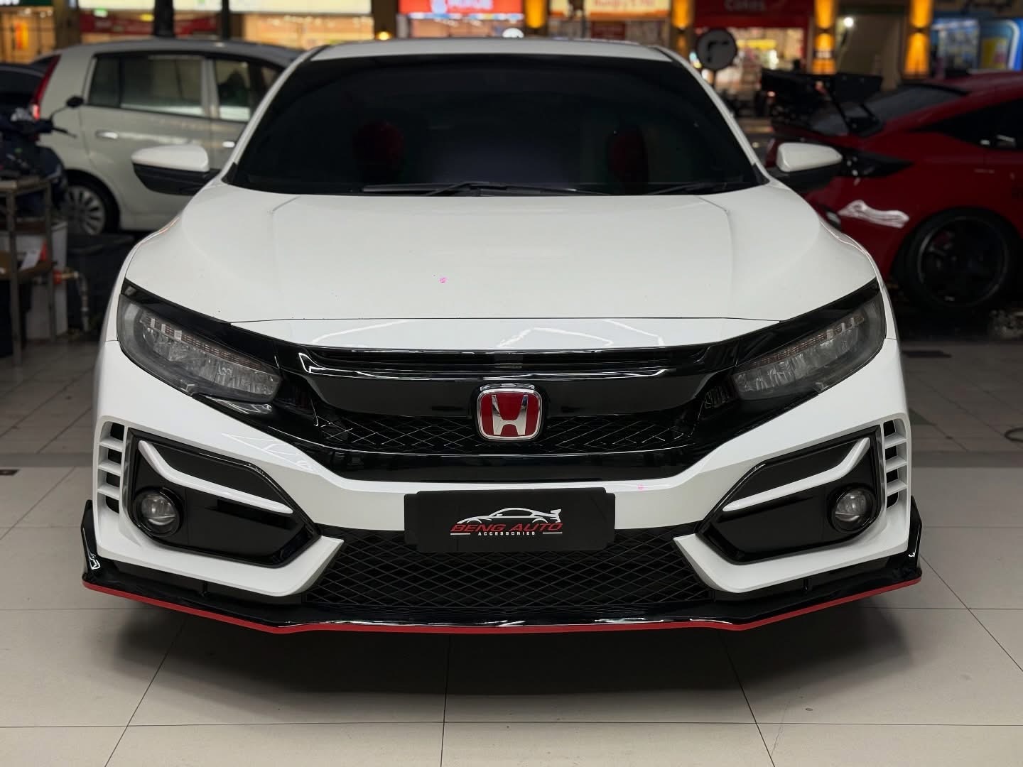 FULLY CONVERT FK8 TYPE R BODYKIT WITH FENDER ARCH(RED LINING) SPOILER CAN BE CHOOSE(RS,Si,TYPE R)
