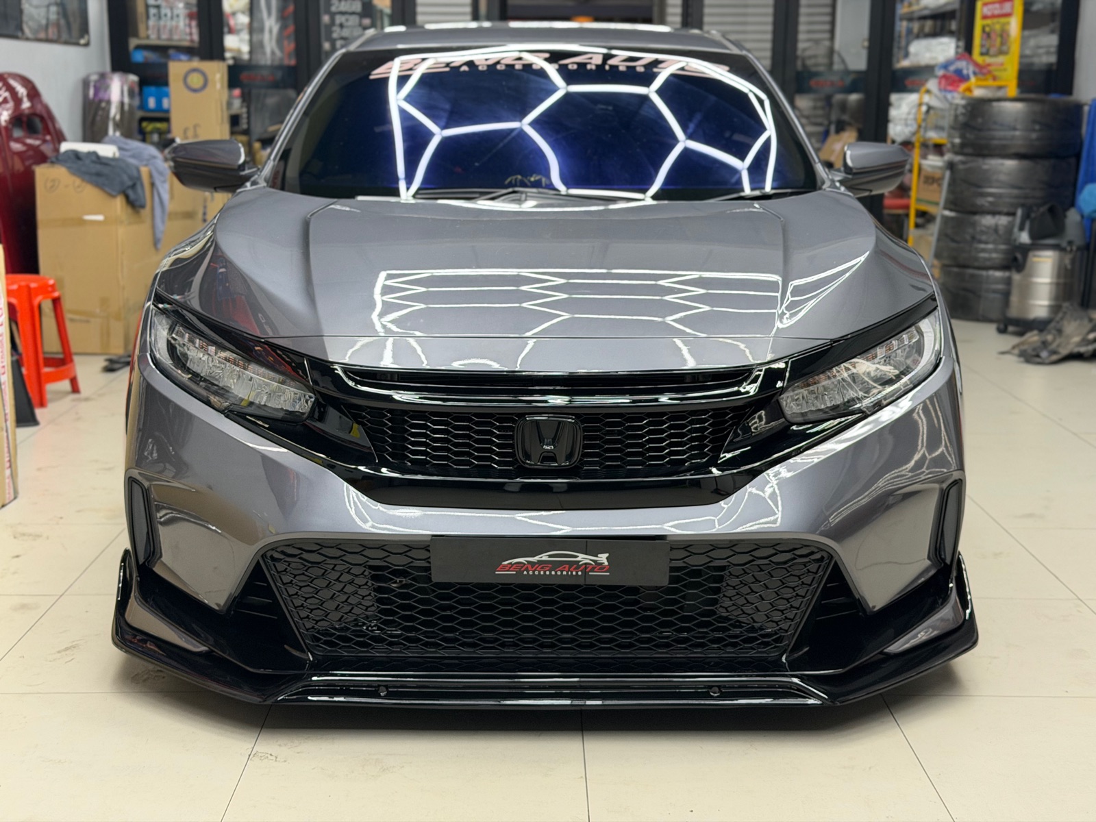 FL5 TYPE R DESIGN FRONT BUMPER SET
