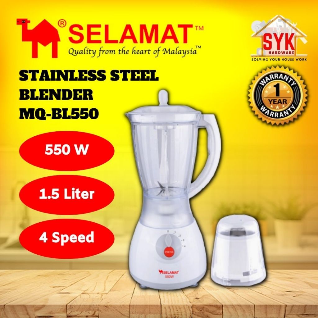 SYK SELAMAT Blender Jug MQ-BL550 Food Fruit Juicer Smoothie Blender Juice Mesin Blender Jus Buah Buahan