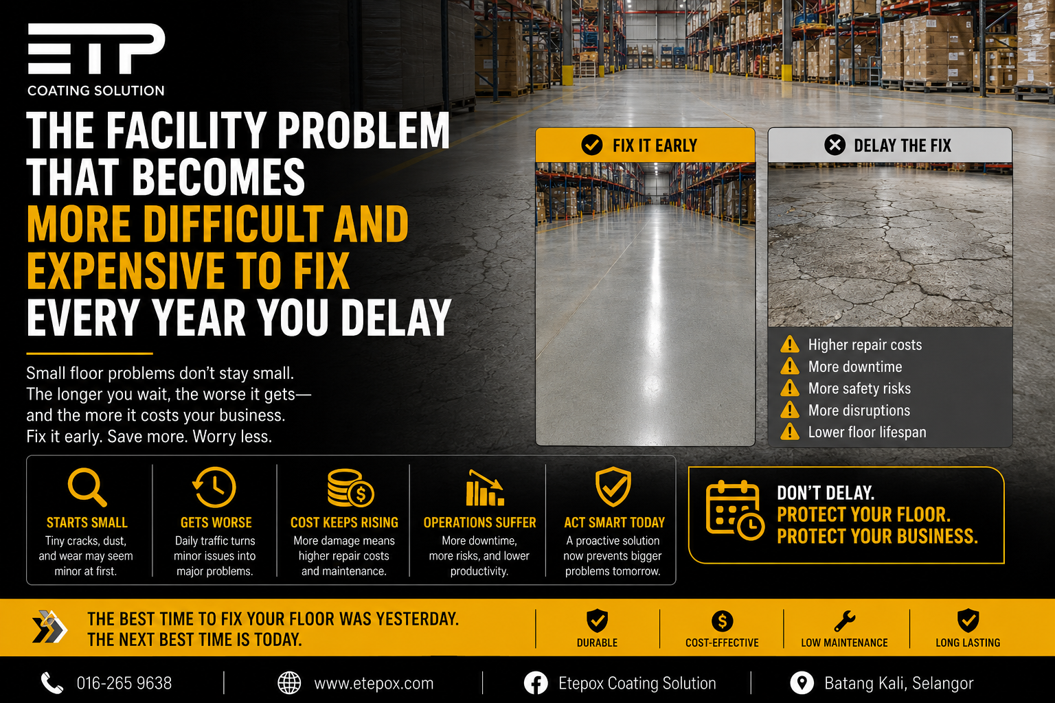 The Facility Problem That Becomes More Difficult and Expensive to Fix Every Year You Delay