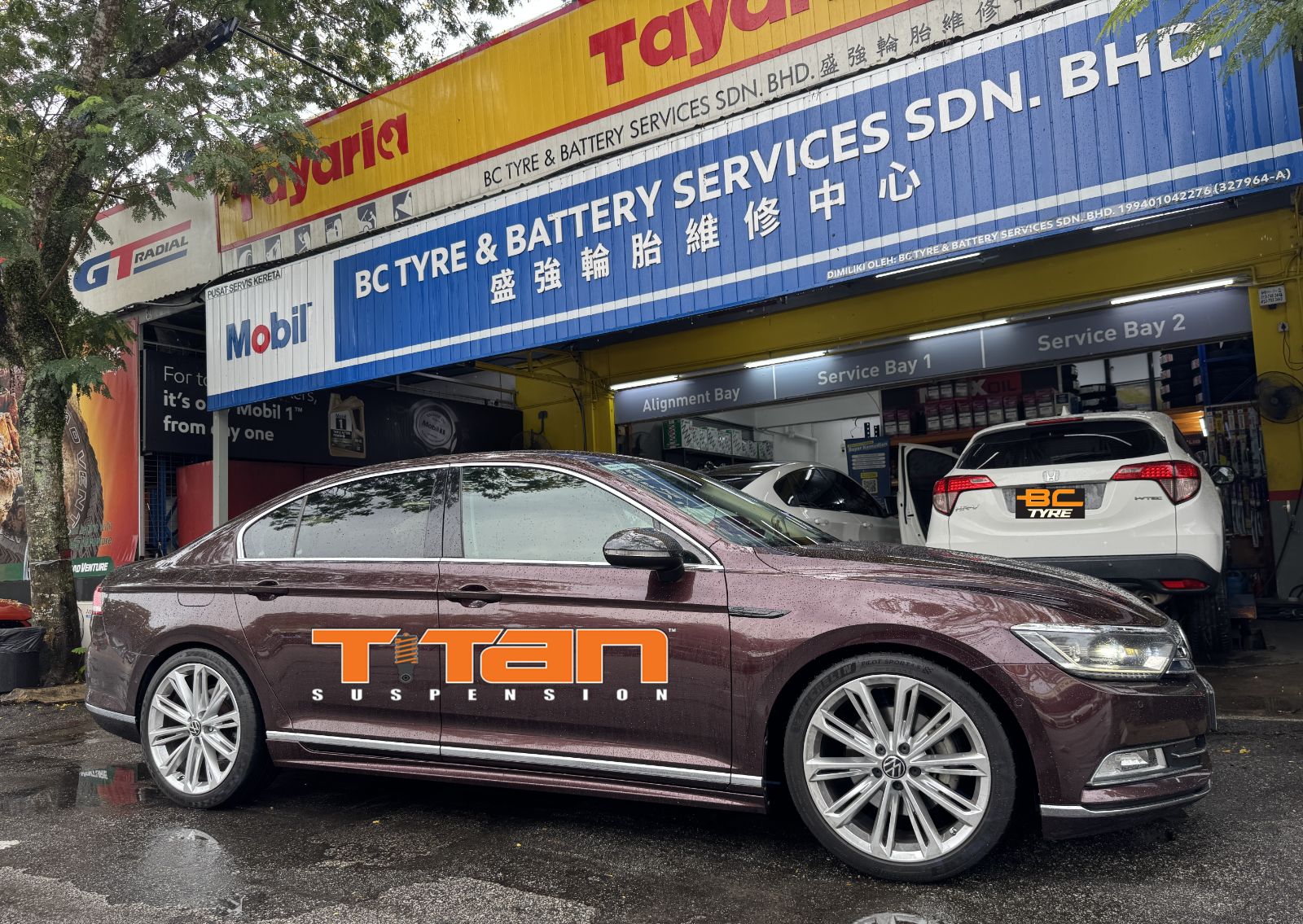 🚗✨ VW Passat 升级 👉 TITAN SP3 Hi-Low + 30段软硬可调避震系统 🔧💥_113617062026
