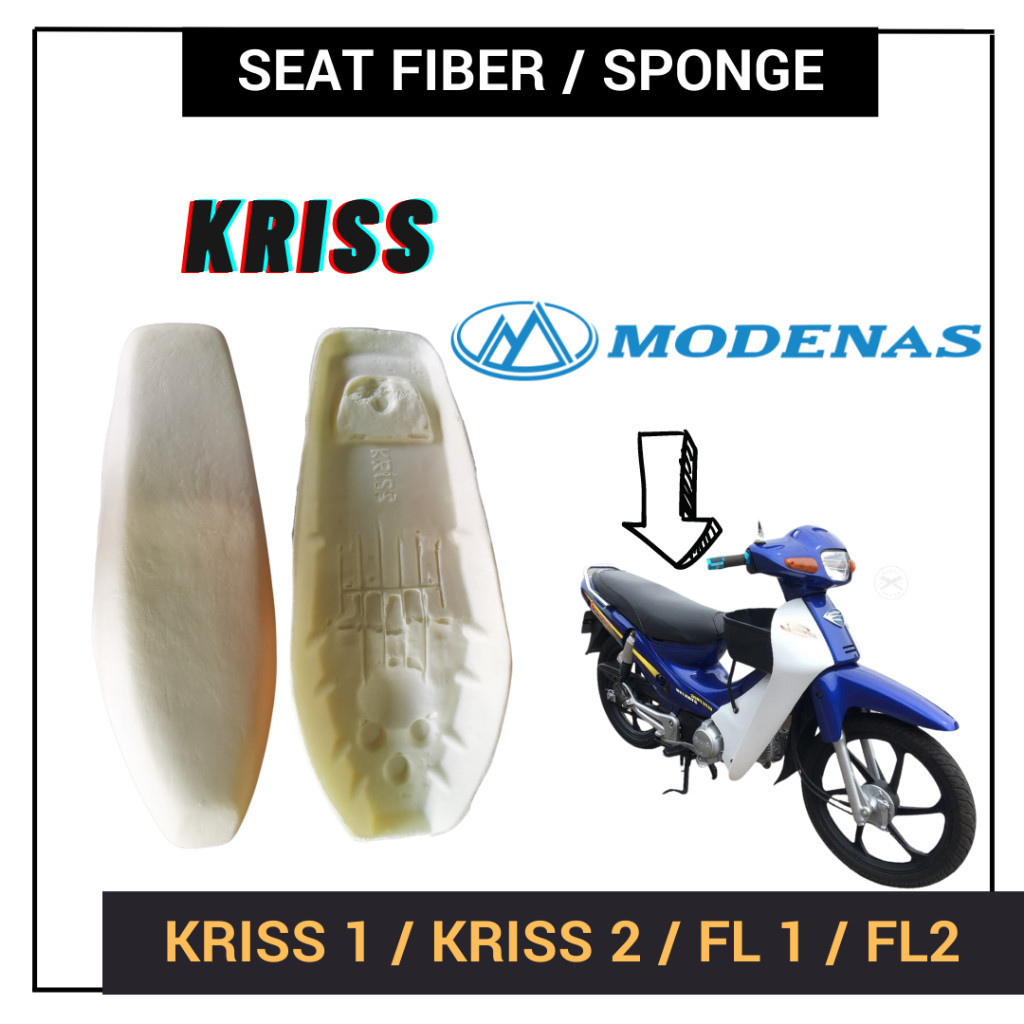 KRISS 1 KRISS 2 FL 1 FL 2 - SPAN SEAT FIBER SEAT SPONGE PU FORM SPAN SEAT KUSYEN SPAM CUSHION SPONGE KUSION