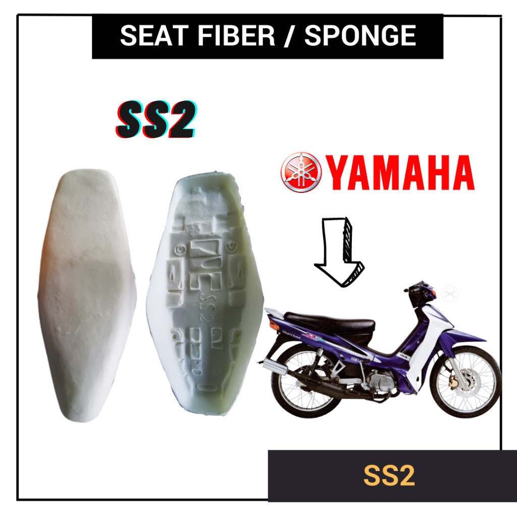 YAMAHA SS2 Y110SS2 Y110 SS2 TWO SPAN SEAT FIBER SPONGE PU FORM KUSYEN DOUBLE CUSHION KUSION ASSY MOTOR SS 2 DUA V2