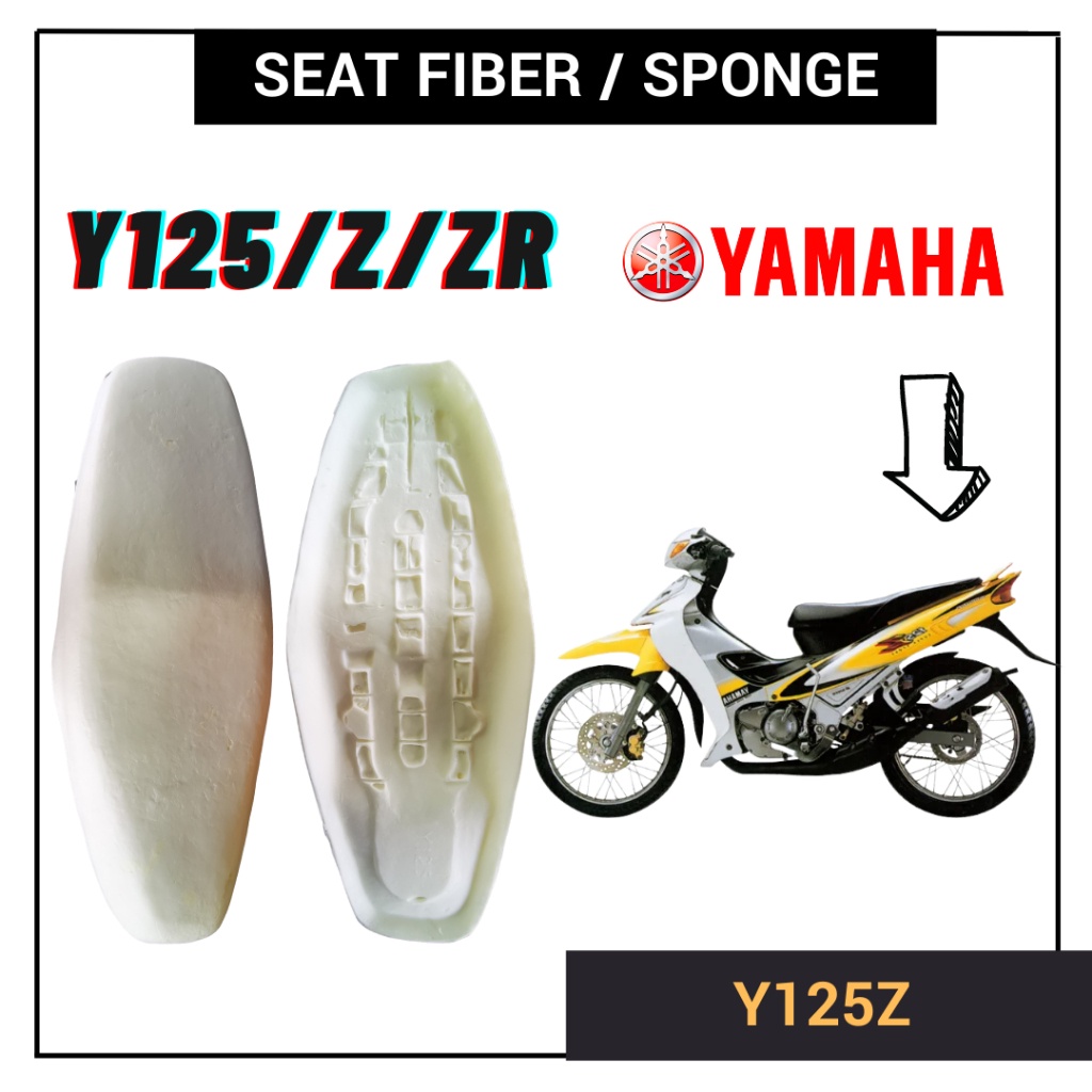 YAMAHA Y125 Y125ZR Y125Z SPAN SEAT FIBER SPONGE PU FORM KUSYEN DOUBLE CUSHION KUSION ASSY Y 125 CC