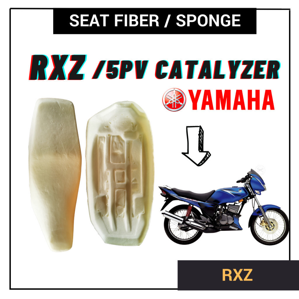 YAMAHA RXZ 5PV CATALYZER NEW MILI 3BS BOSS ENERGYNI SPAN SEAT FIBER SPONGE PU FORM KUSYEN DOUBLE CUSHION KUSION ASSY