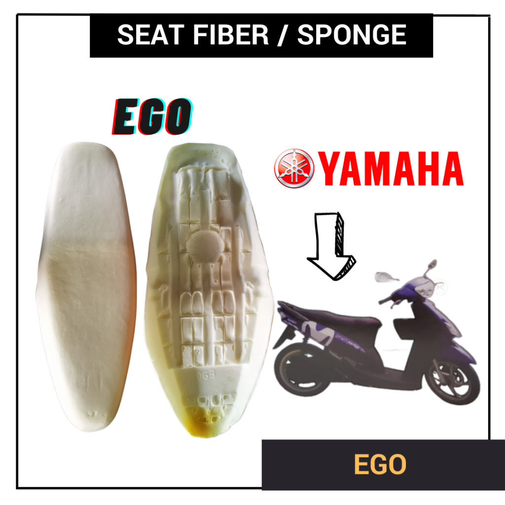 YAMAHA EGO OLD LAMA FIRST MODEL SPAN SEAT FIBER SPONGE PU FORM KUSYEN DOUBLE CUSHION KUSION ASSY