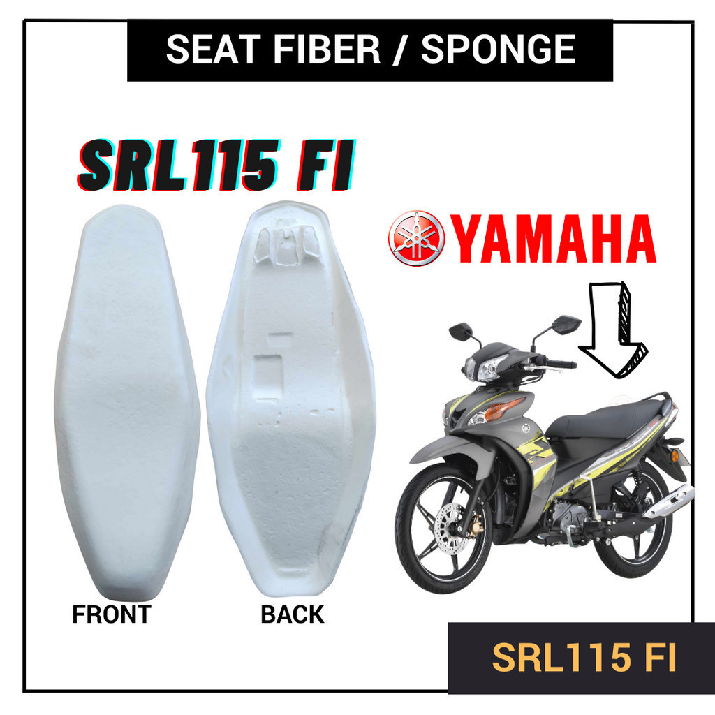 YAMAHA SRL115 FI NEW LAGENDA115 FI SPAN SEAT FIBER SPONGE PU FORM KUSYEN DOUBLE CUSHION KUSION ASSY SRL115FI MOTOR V2