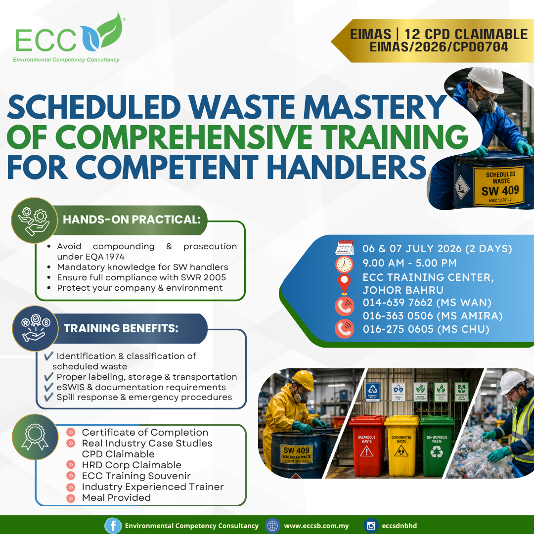 🚨 Is your company fully compliant with Scheduled Waste Regulations?