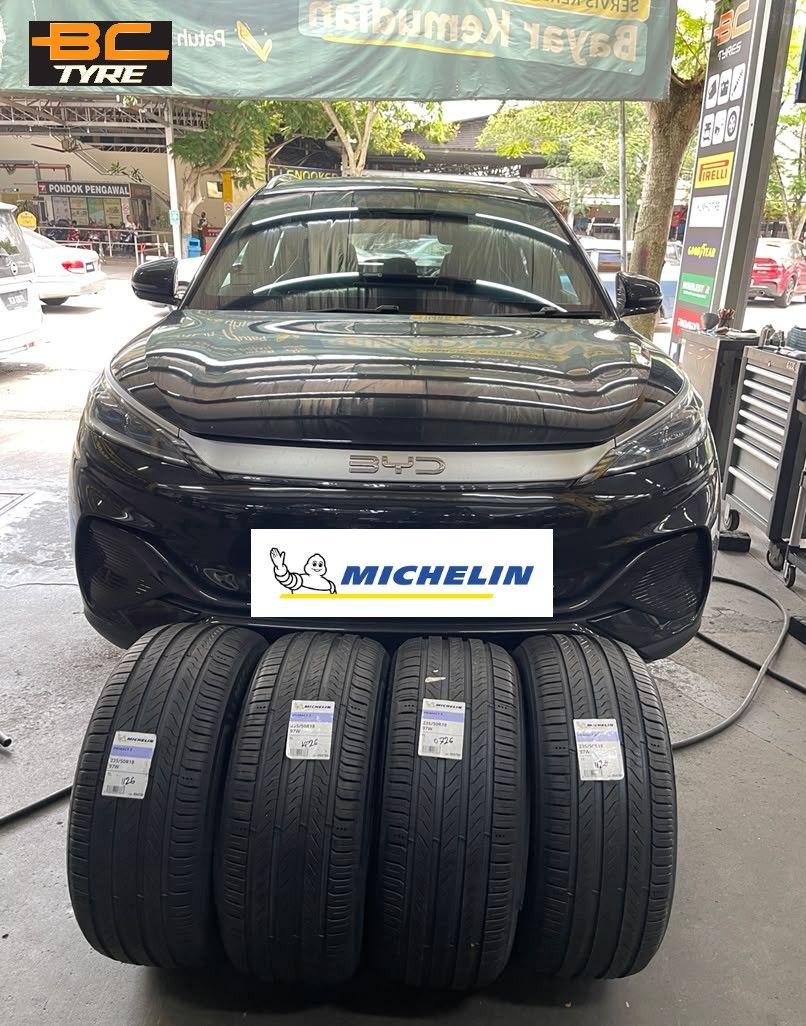 ⚡🚗 BYD Atto 3 升级🔧✨235/50R18 Michelin Primacy 5👍🔥_194717062026