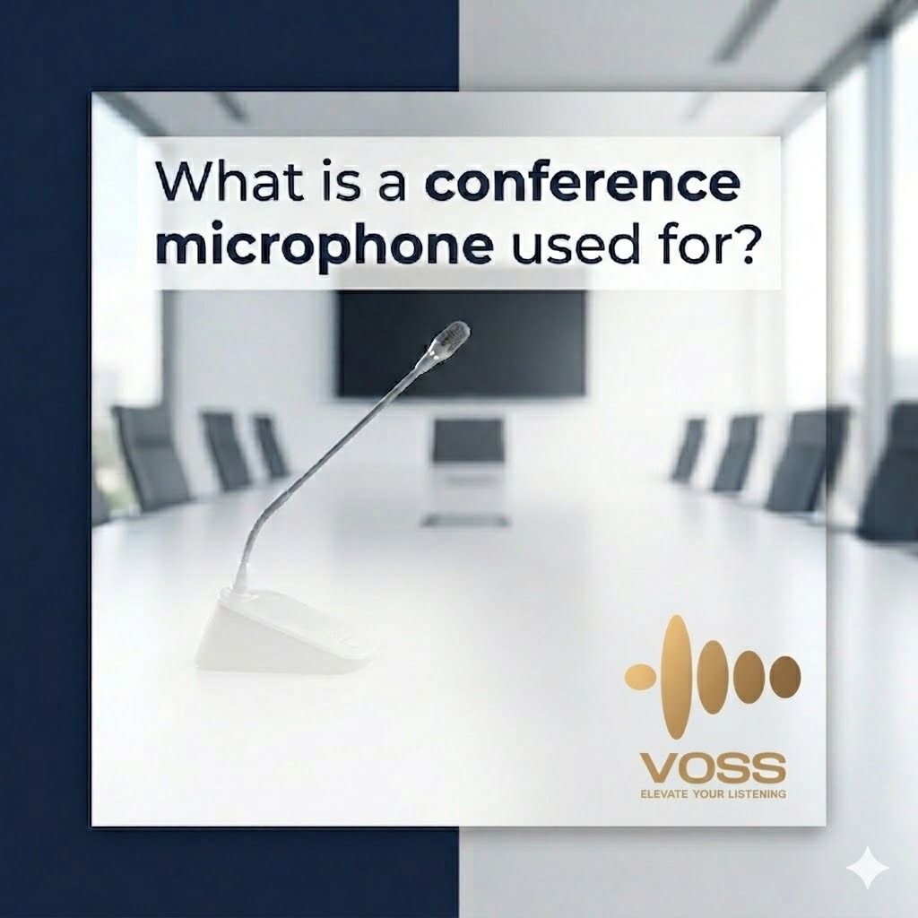 What is a conference microphone used for?