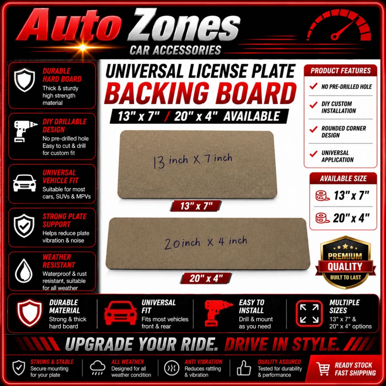 NUMBER PLATE *PLATE ONLY* PAPAN NOMBOR PLAT *PAPAN SAHAJA*