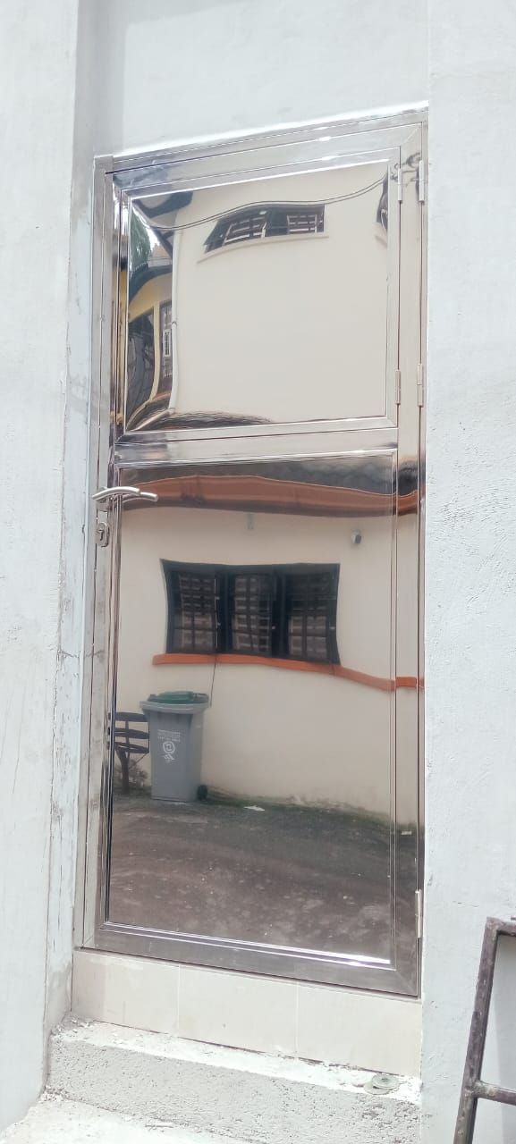 Taman Molek Stainless Steel Back Door 