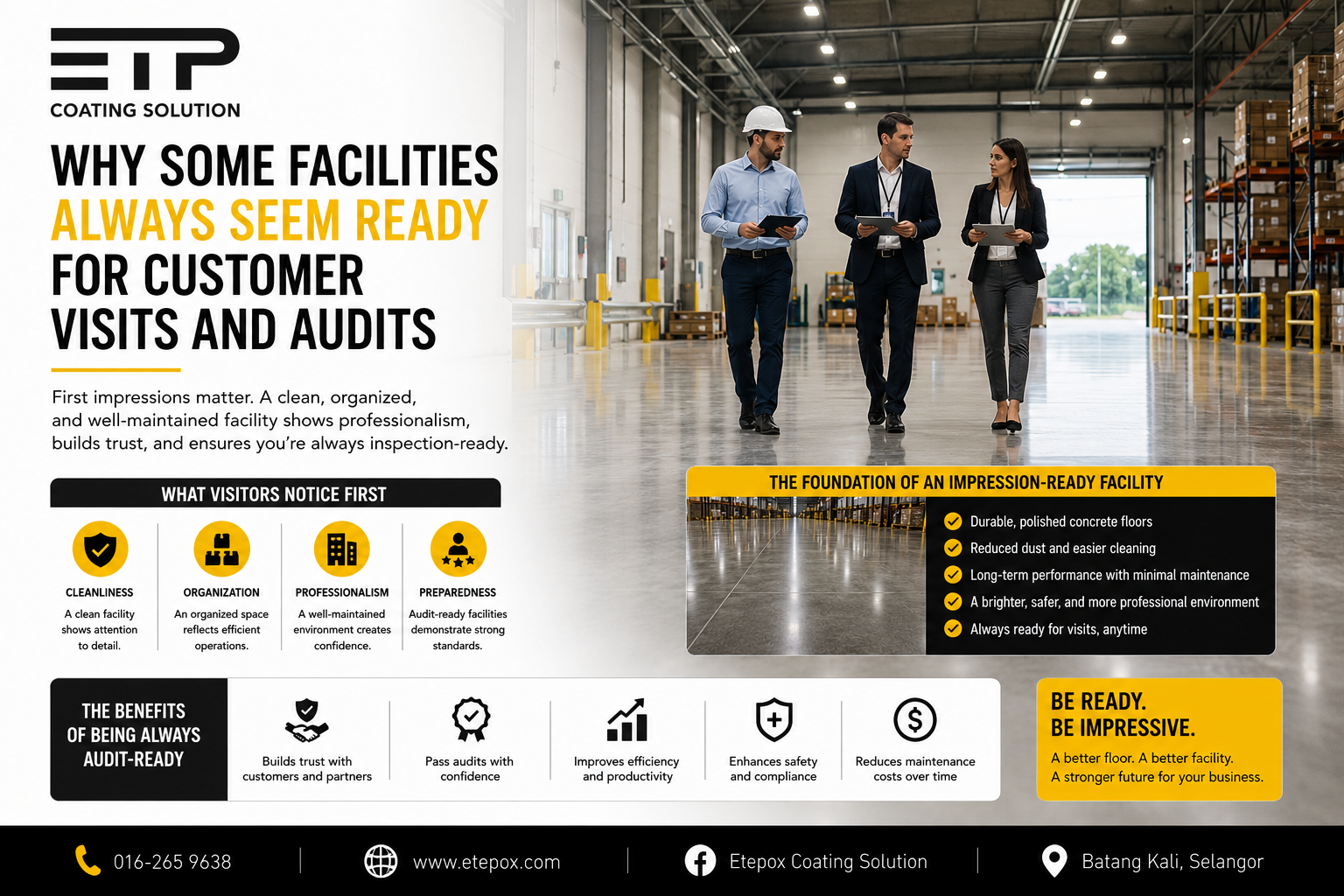 Why Some Facilities Always Seem Ready for Customer Visits and Audits