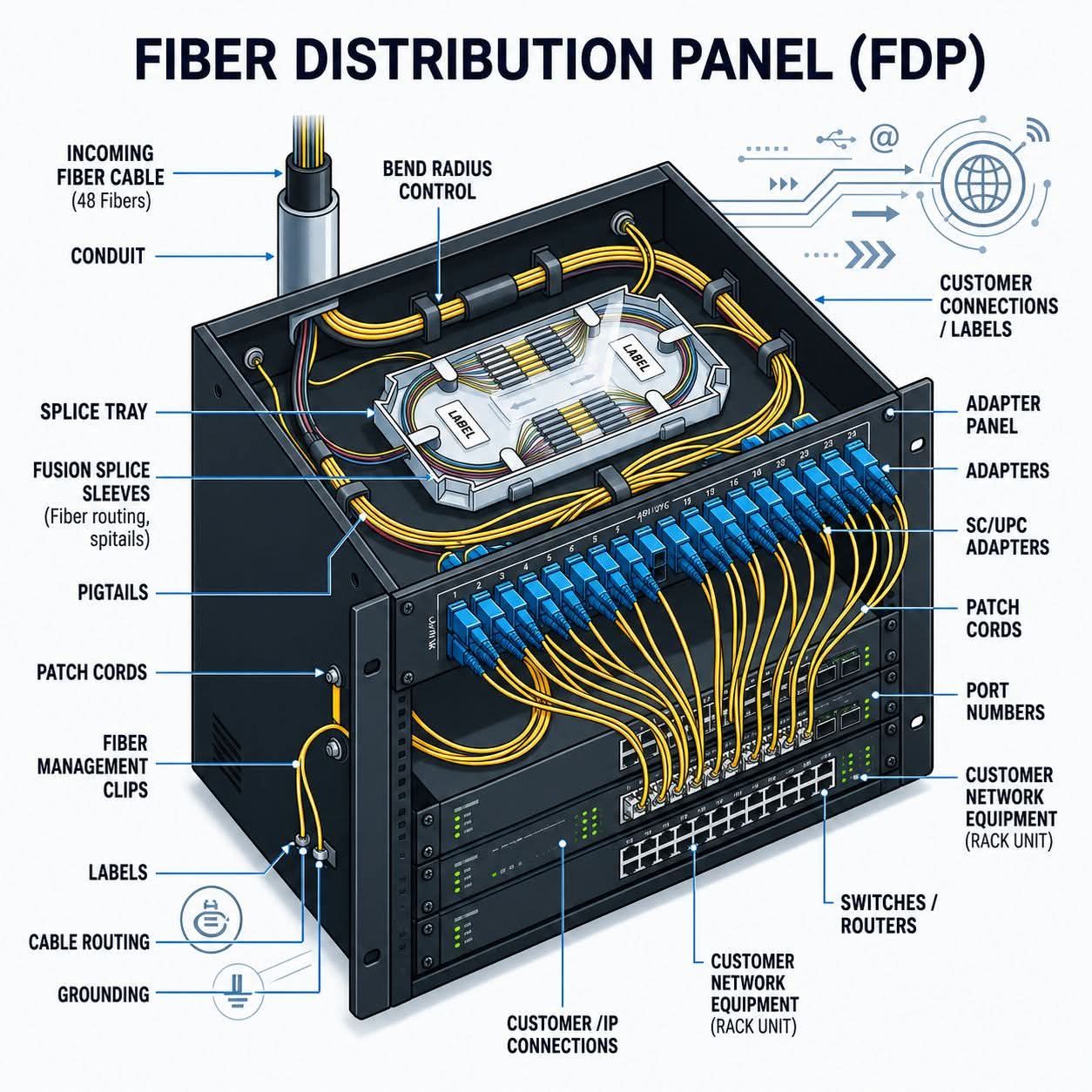 Fiber Distribution Panel (FDP) Explained 