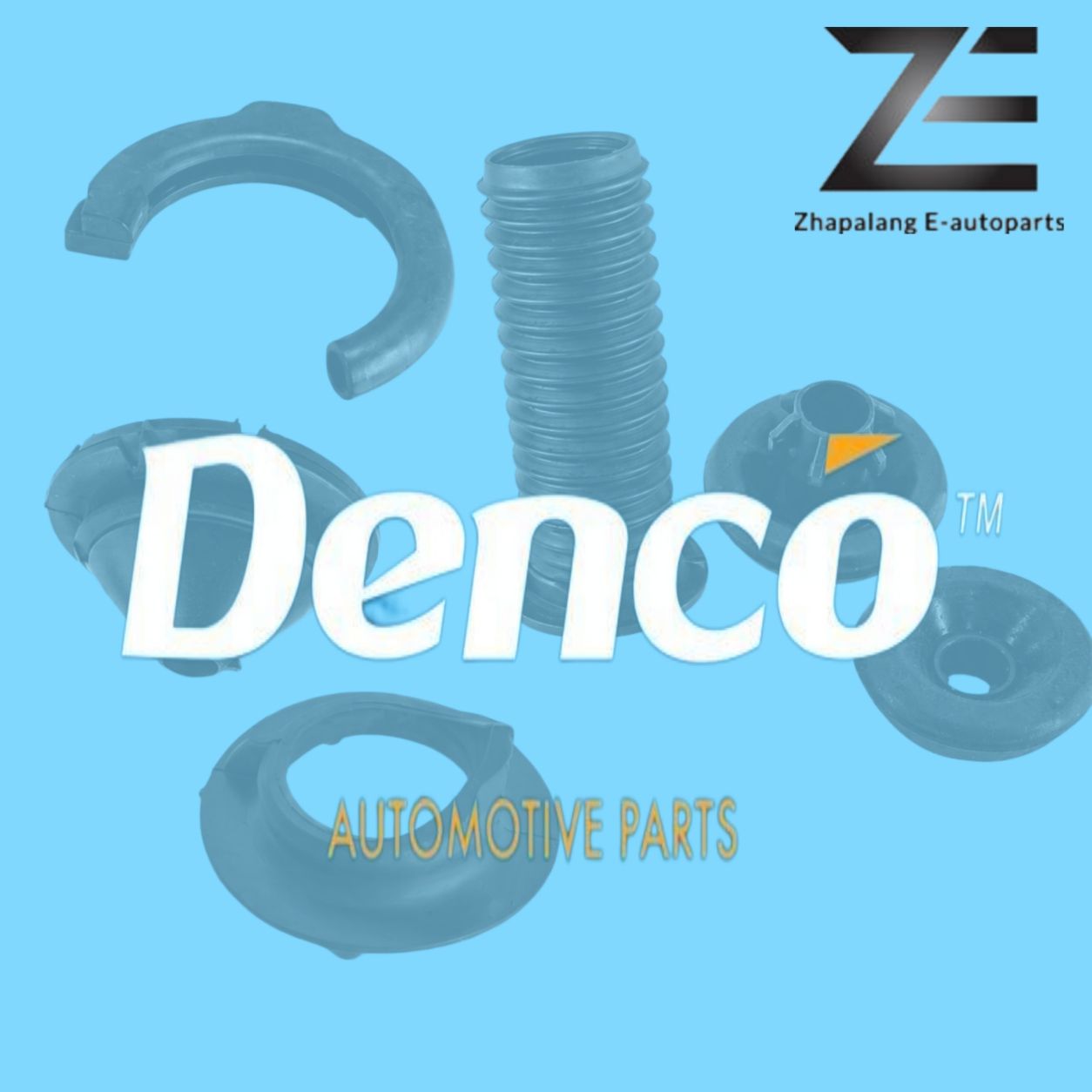 (Set) DENCO Front Absorbers Mounting / Suspension Mount / Mounting Bearing / Strut Damper / Dust Cover - Perodua Ativa 1.0T