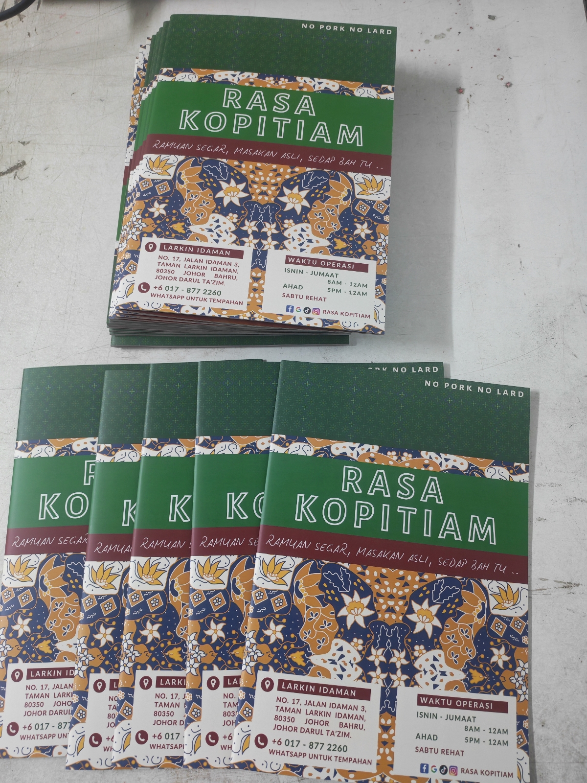 menu Book 