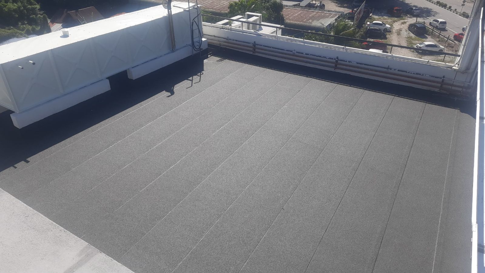 Torch-On Membrane Roof Waterproofing for Concrete Flat Roofs in Malaysia