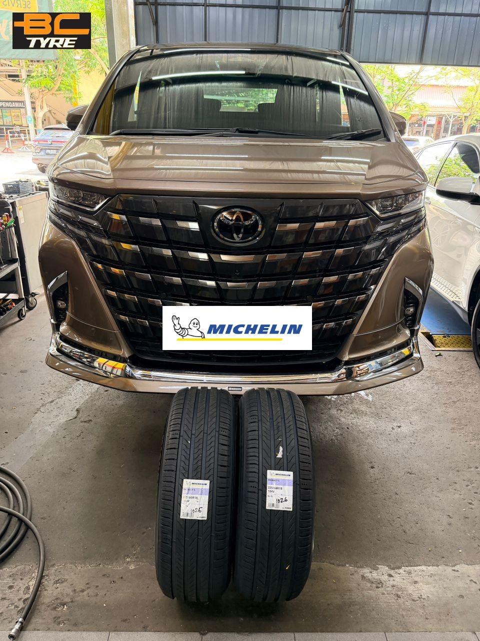 🚗✨ Toyota Alphard 升级🛞 225/60R18 Michelin Primacy 5👍_155219062026