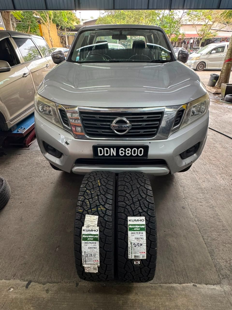🚗🔥Nissan Navara 升级📌 265/70R16 Kumho Road Venture AT52 ✅_160119062026