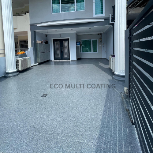 Epoxy Flake Coating for Car Porch at Bandar Baru Selayang