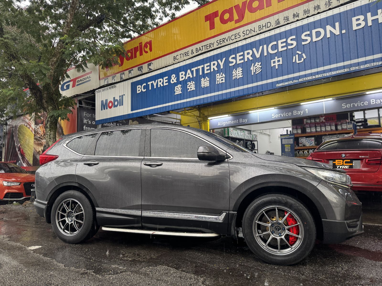 🚗🔥 Honda CR-V 升级完成 | 18寸运动轮圈 + 235/60R18 Kumho Ecsta PS71 🔥🚗_182119062026