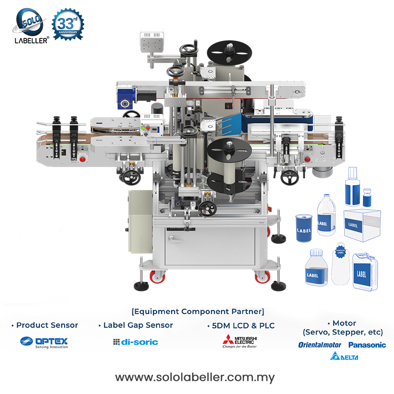 SOLO Ecomp Two(2) Sides Labelling Machine Labelling Machine - 🔥 33% OFF LABELLING MACHINE PROMOTION 🔥
