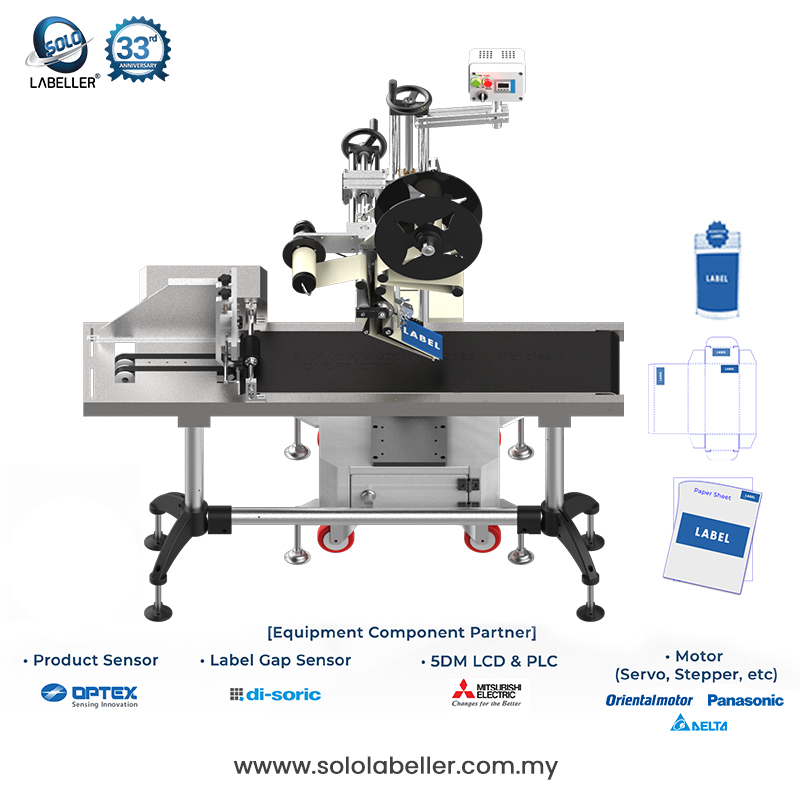 SOLO Feeder Compact Top Applicator - 🔥 33% OFF LABELLING MACHINE PROMOTION 🔥