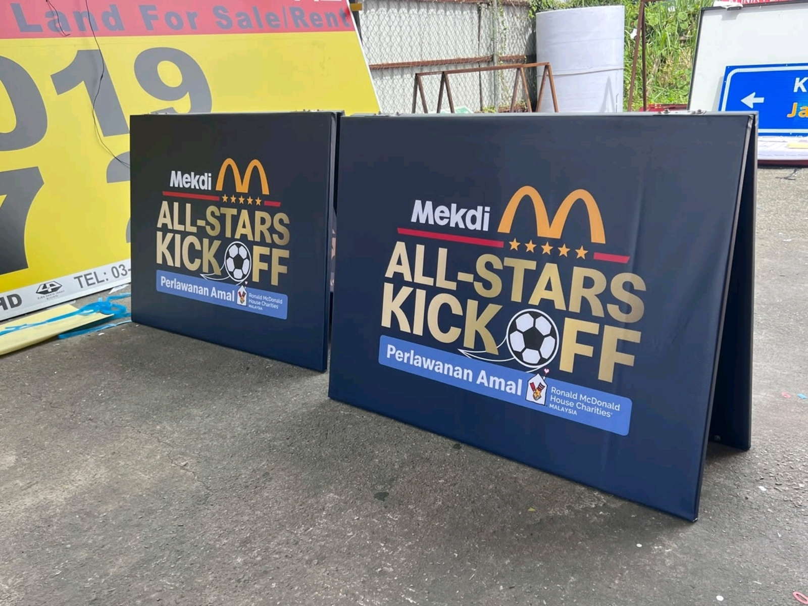 PAPAN TANDA A-BOARD SUKAN TAJAAN MCD PALING LARIS DARI PAKAR UTAMA DI PETALING JAYA & SUBANG JAYA