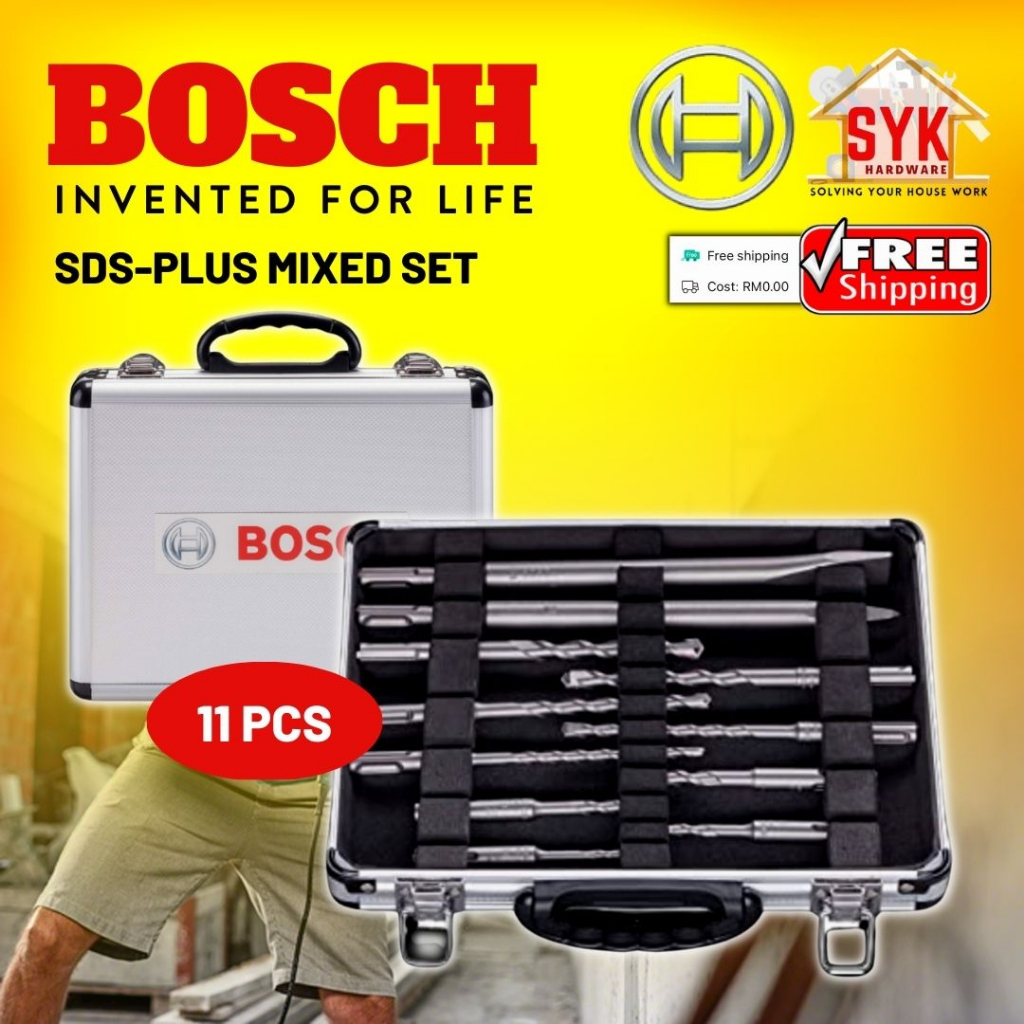 SYK Bosch SDS Plus Tile Drill Bit Metal Tools Drill Bits Set Concrete Mata Drill Set Simen - 2608578765