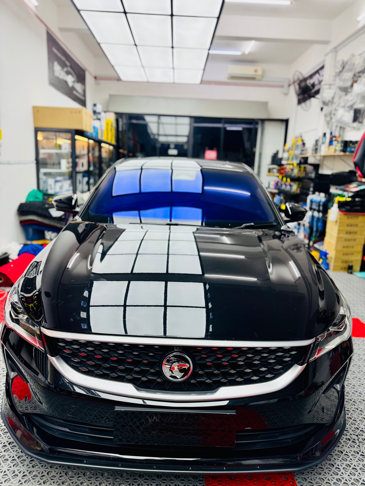 Proton S70 Car Tinted（Front Chameleon Blue）