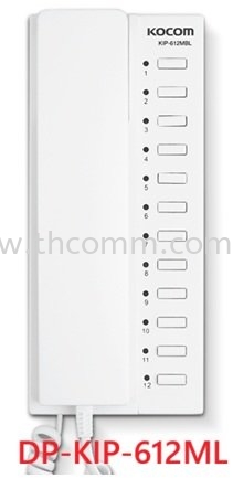 KOCOM DP-KIP-612ML /DP-KIP-620ML Kocom Intercom System Johor Bahru JB Malaysia Supply, Suppliers, Sales, Services, Installation | TH COMMUNICATION SDN. BHD.