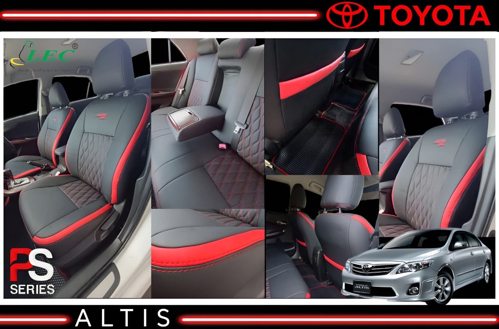 Leather seat cover 