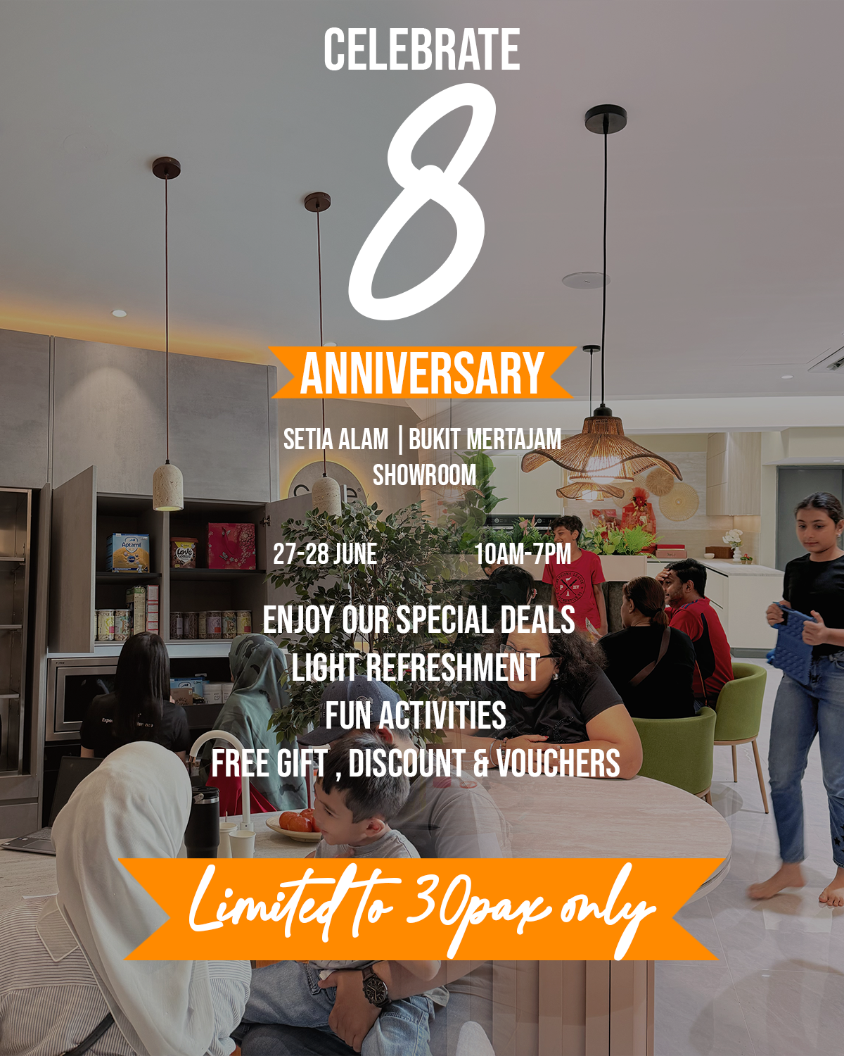Carte Open Day 8th Year Anniversary - Setia Alam & Bukit Mertajam showroom ( 27-28 June 2026 )