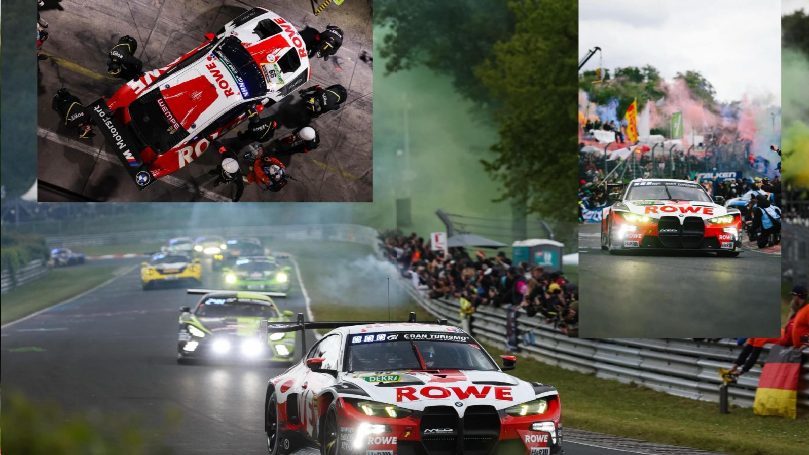 FIGHTING IN THE GREEN HELL : ROWE RACING SECURES TOP 3 AT THE 24 HOURS OF NÜRBURGRING