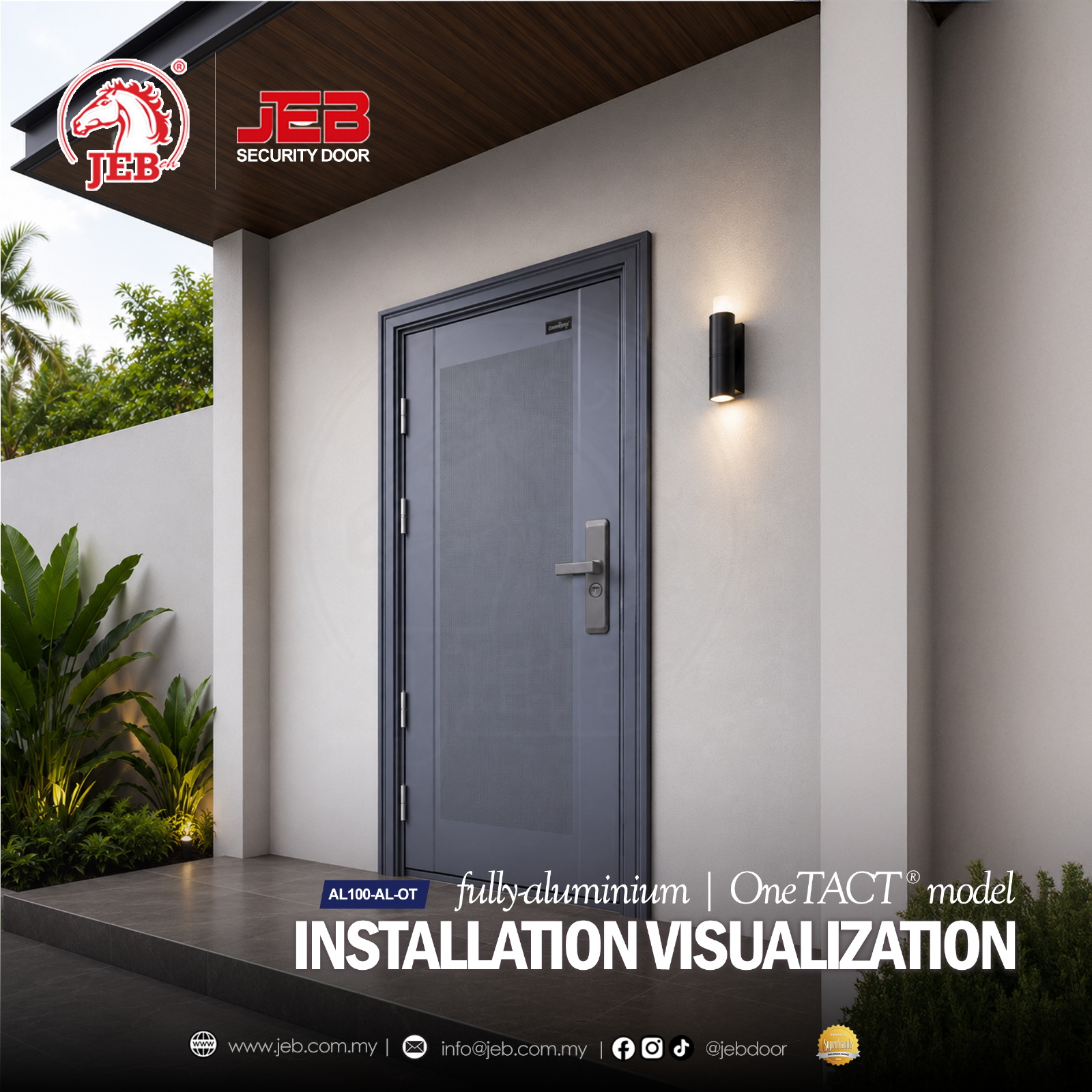 JEB Security Door Monotone Security Doors Collection