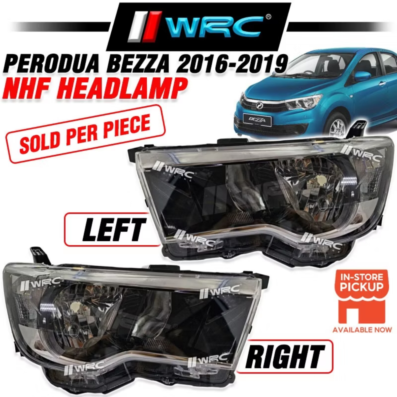 Bezza 16-19 head lamp
