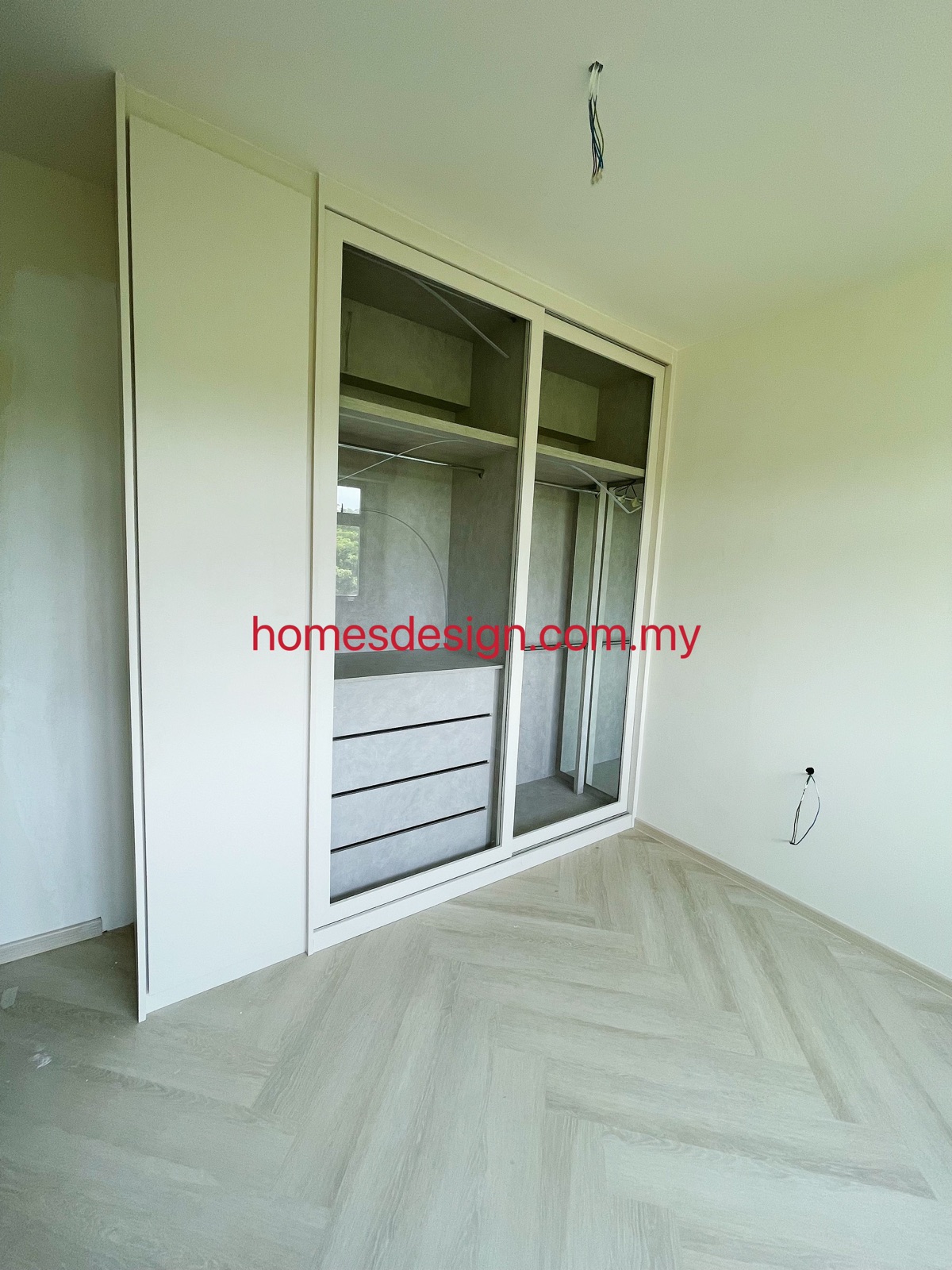 Custom Made Wardrobe Sliding Glass Door