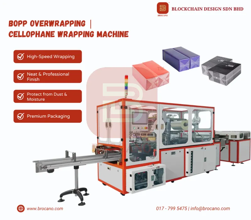 Top BOPP Overwrapping / Cellophane Wrapping Machine in Penang