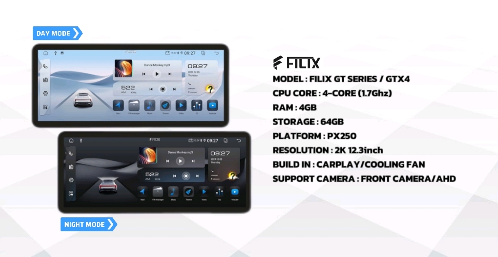 Android Player 12.3''