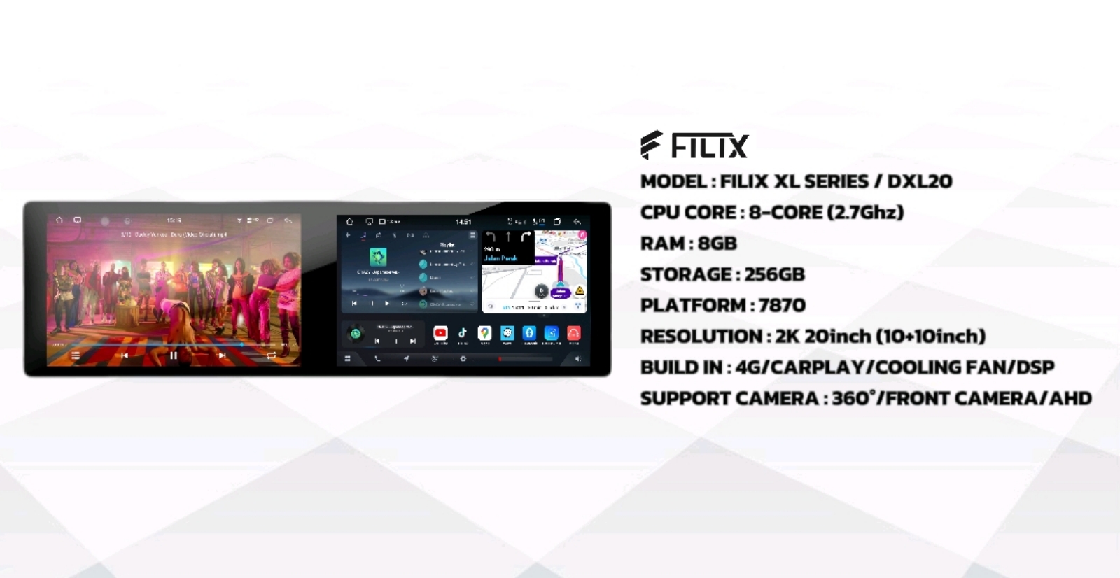 Android Player 20'' (Dual Screen)