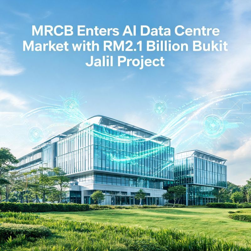 🚀🇲🇾 MRCB enters AI digital infrastructure with RM2.1bn data centre venture in Bukit Jalil ⚡