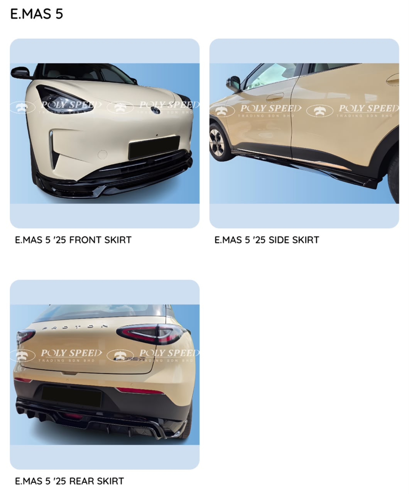 Emas 5 EV Bodykit