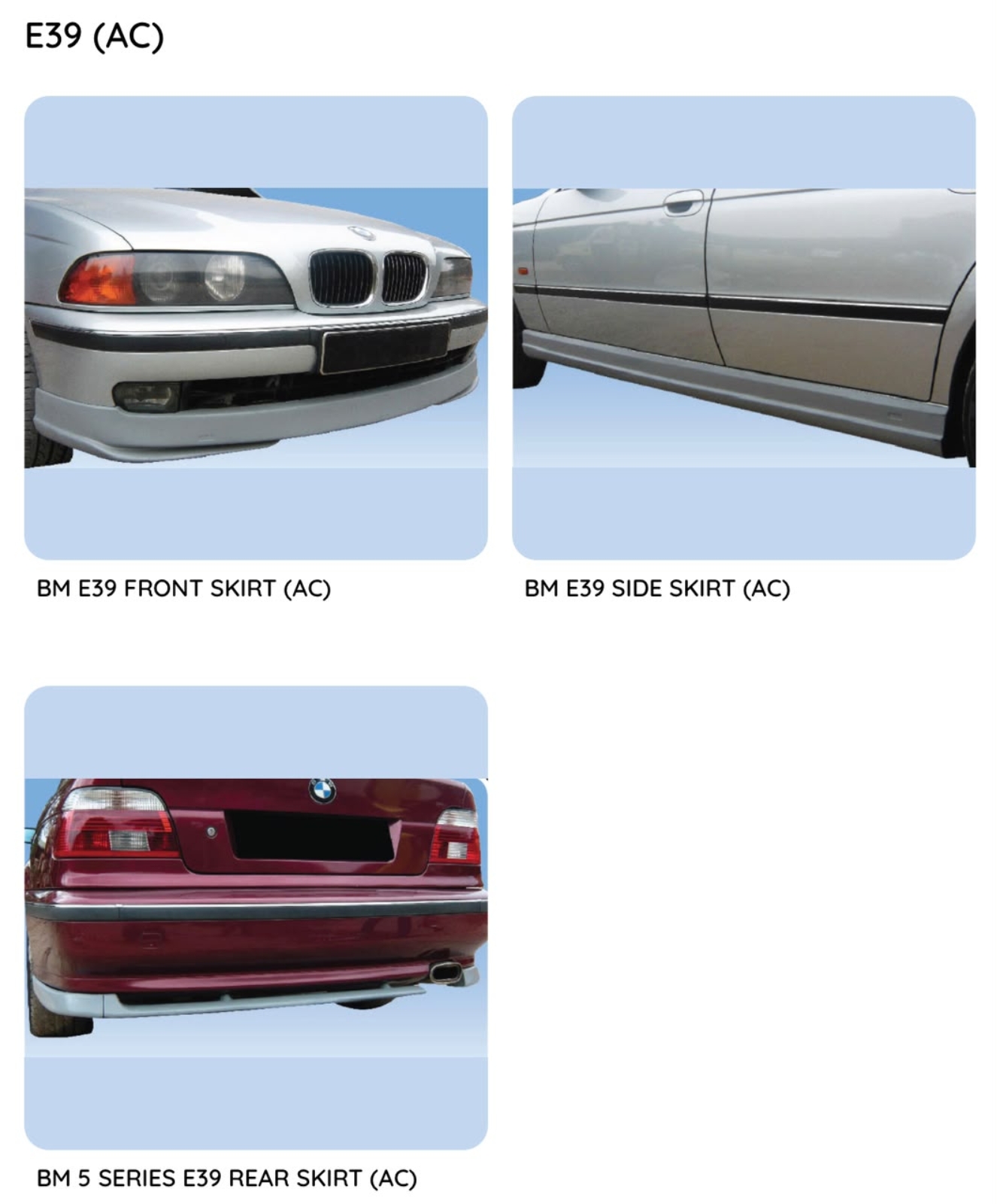 E39 AC Bodykit