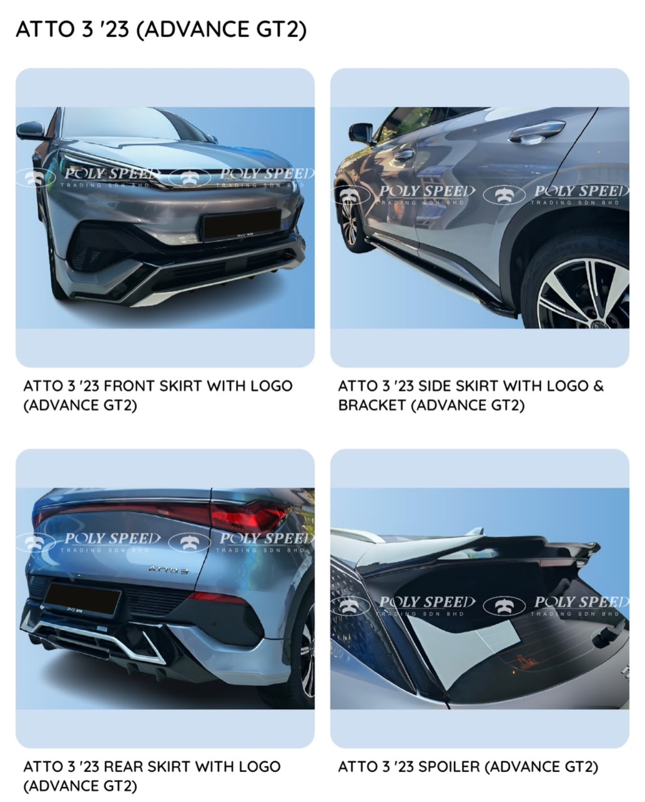 ATTO 3 Advance GT2 Bodykit