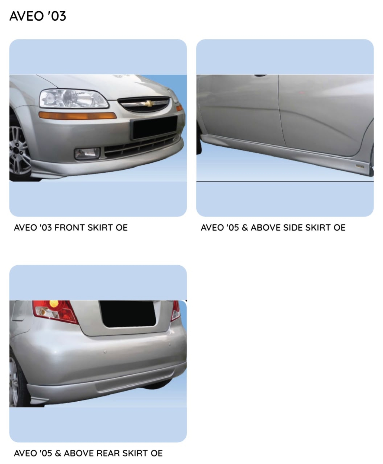 AVEO Bodykit